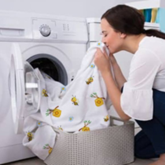 Swaddling Blanket Super Soft 70% Bamboo 30% Cotton 2-Pack Set Bumble Bee Design - Picture 10 of 10